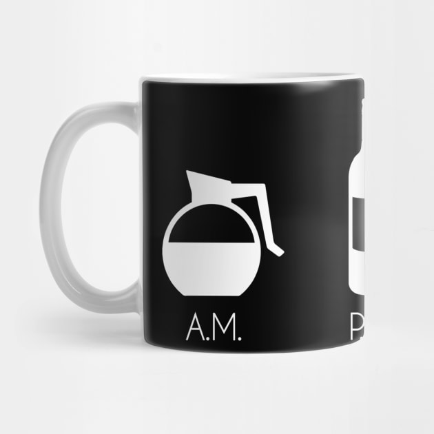 AM Coffee PM Wine by fromherotozero